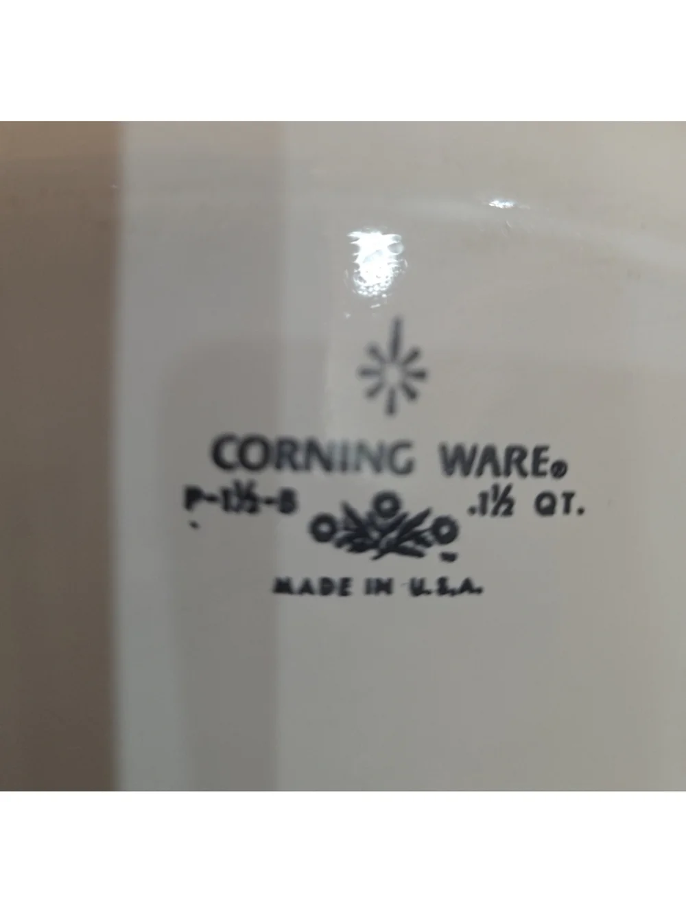 Vintage Corning Ware Blue Cornflower 1.5 Qt Casserole Dish w/ Lid Kitchen Dish